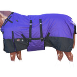 HILASON 600D Winter Waterproof Poly Horse Blanket Belly Wrap Purple | Horse Blanket | Horse Turnout Blanket | Horse Blankets for Winter | Waterproof Turnout Blankets for Horses