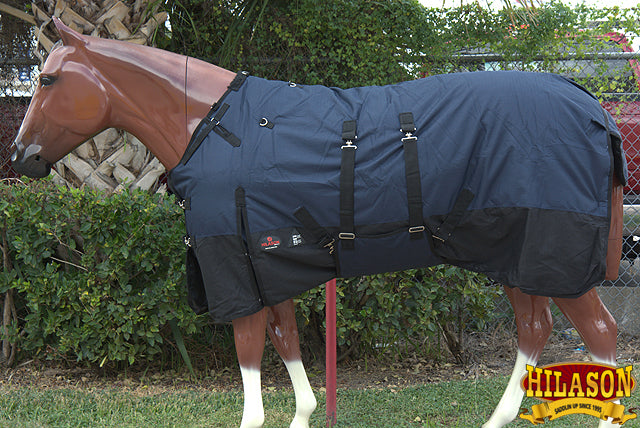 HILASON 1200D Winter Waterproof Turnout Horse Blanket Belly Wrap| | Blankets for
