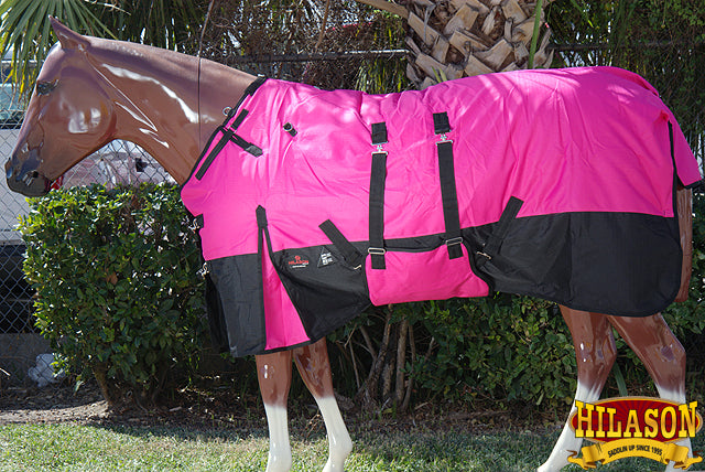 HILASON 1200D Winter Waterproof Turnout Horse Blanket Belly Wrap| | Blankets for