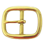 Set Of 04 Hilason Western Leather Brass Plated Horse Tack Center Bar Buckle 1