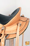 Western Horse Wade Saddle American Leather Ranch Roping Tan