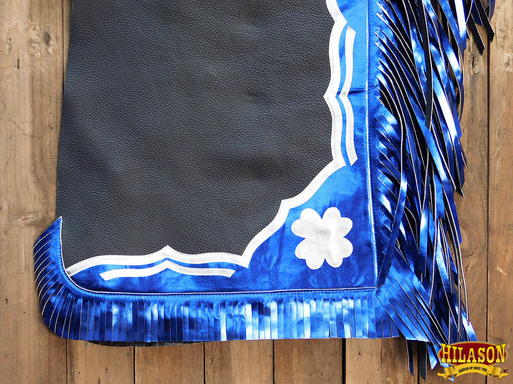 Hilason Handmade Genuine Leather Chaps Adult Handtooled Rodeo Bull Riding