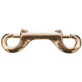 HILASON 2 Pack 4 In. Western Horse Saddle Tack Double End Snap Solid Brass