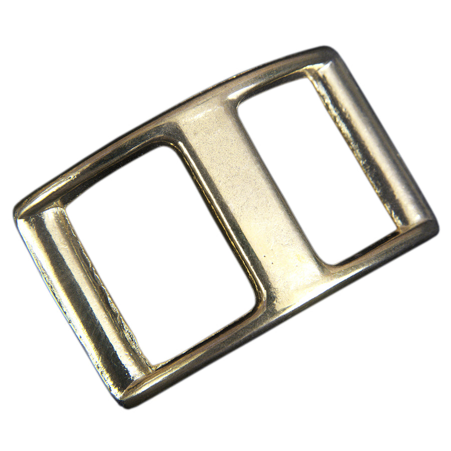Pack Of 4 5/8 In Horse Tack Clean Laqueer On Polished Brass Conway Buckle - Uhorse