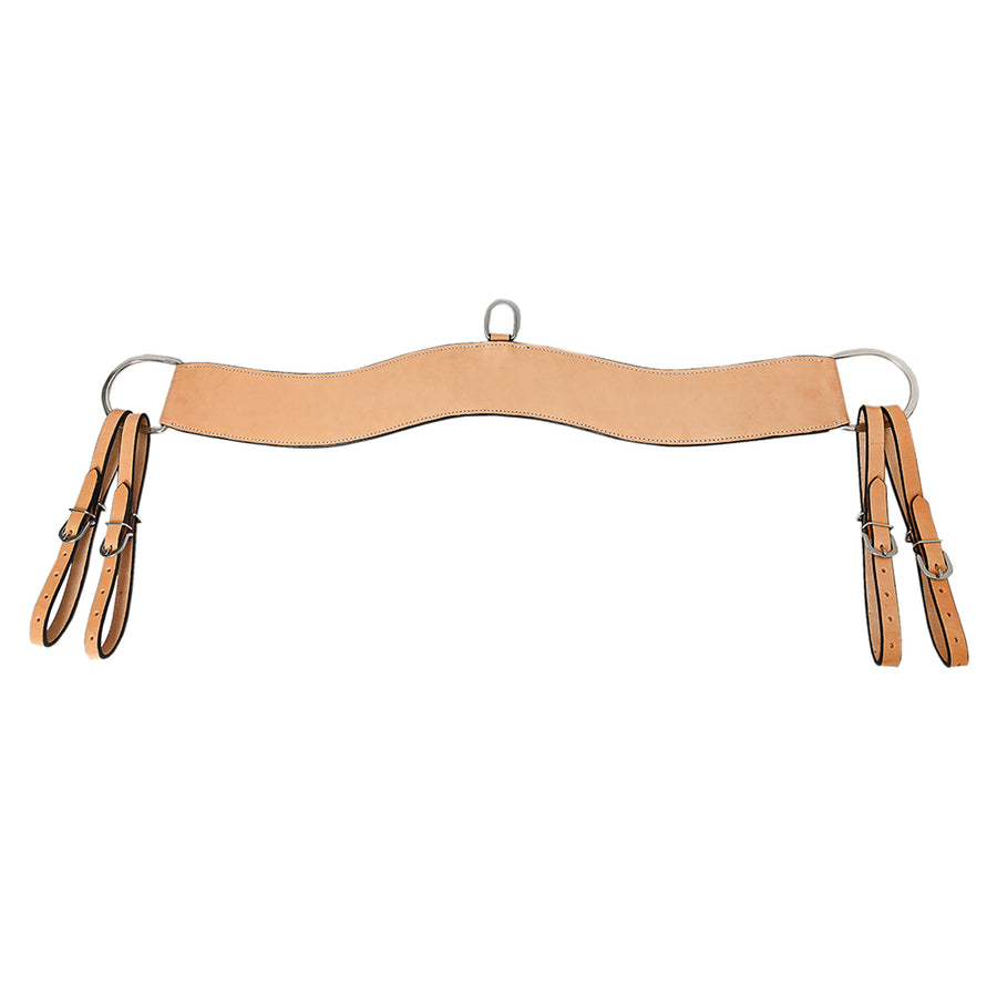 Western Horse Tripping Breast Collar American Leather Tan Hilason - Uhorse