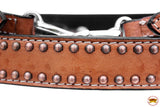 Hilason Horse Size Leather Breast Collar Wither Strap Tan Adjusts 24"-27"