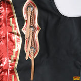 Hilason Handmade Genuine Leather Chaps Adult Handtooled Rodeo Bull Riding