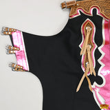 Hilason Handmade Genuine Leather Chaps Adult Handtooled Rodeo Bull Riding