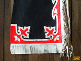 Hilason Handmade Genuine Leather Chaps Adult Handtooled Rodeo Bull Riding