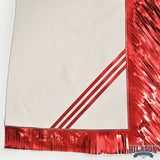 Hilason Pro Rodeo Bull Riding Chaps Us Flag White Genuine Leather