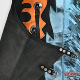 Western Youth Child Rodeo Bronc Bull Riding Show Genuine Leather Chaps