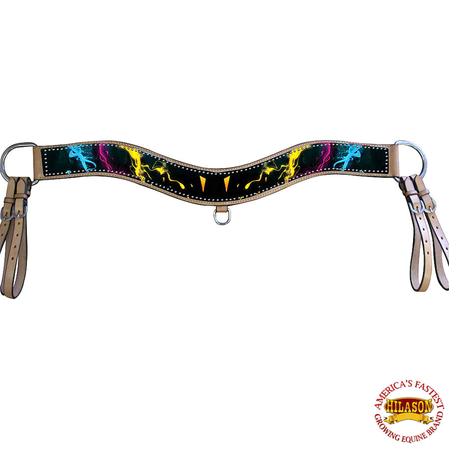 Hilason Western Horse Tripping Breast Collar American Leather