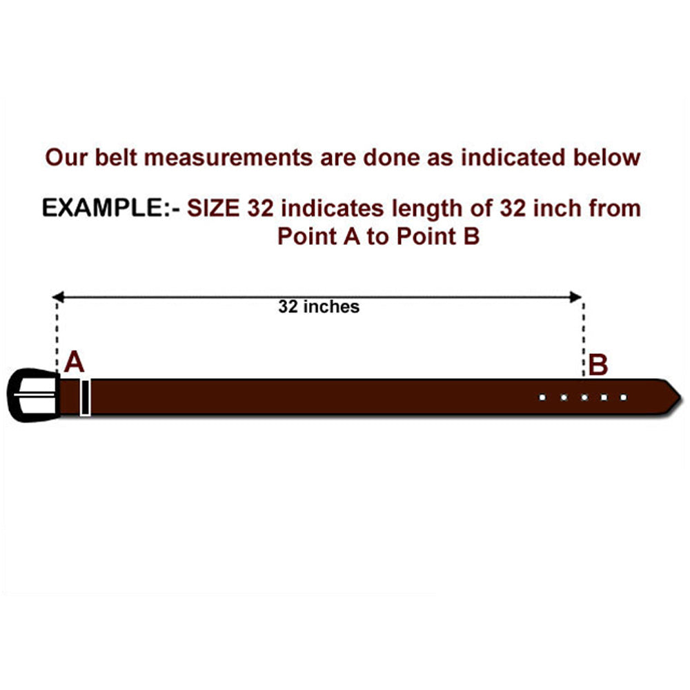 HILASON Western Genuine Leather Belt for Handmade Unisex Full Grain Heavy Duty Belt Dark Brown
