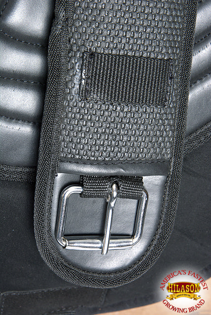 HILASON Western Pleasure Trail Riding Bareback Treeless Saddle Pad Girth | Pads Baretek for Horses