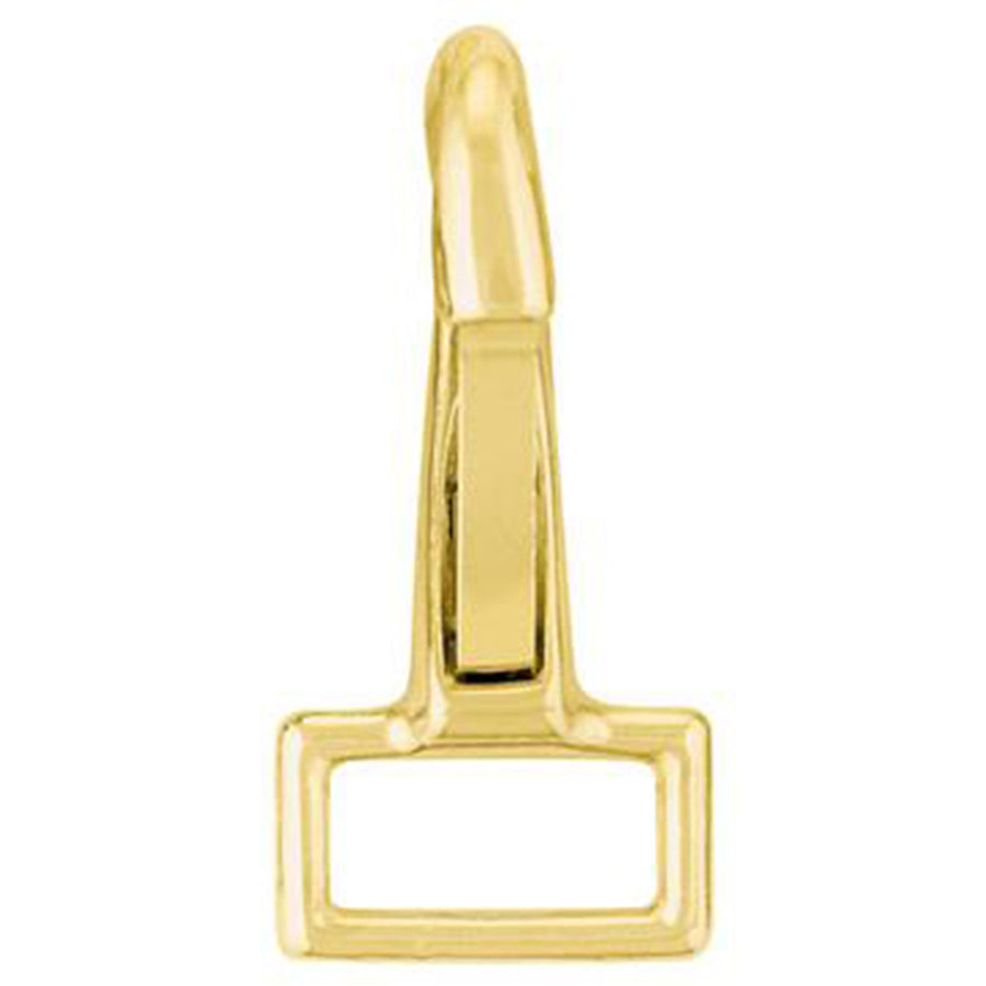 2 Pack 1-1/2" Hilason Western Horse Saddle Tack Solid Brass Spring Snap - Uhorse
