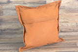 New Genuine Antique Vintage  Leather Pillow Cushion Cover 16 X 16