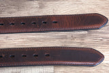 44" Roper Western 1.5" Crazyhorse Distressed Leather Mens Cowboy Belt  Brown