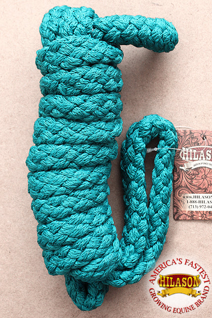 Hilason Horse Riding Poly Lead Rope 1/4" X 9 Ft. Red Turquoise