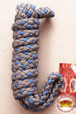 Hilason Horse Riding Poly Lead Rope Brown Tan 1/4" X 8 Ft.