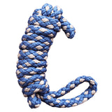 Hilason Horse Riding Poly Lead Rope Brown Tan 1/4" X 8 Ft.