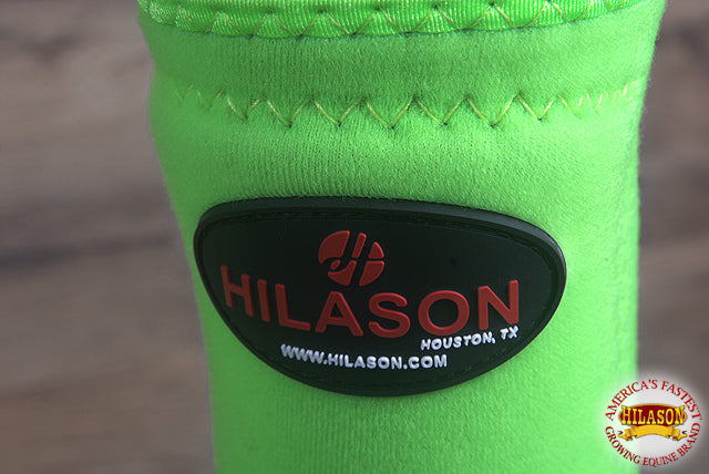 Lime Green Large HILASON Horse Medicine Sports Boots Rear Hind Leg