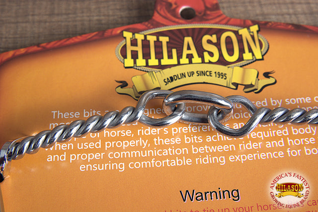Hilason Western Horse Mouth Stainless Steel Draw Gag Bit
