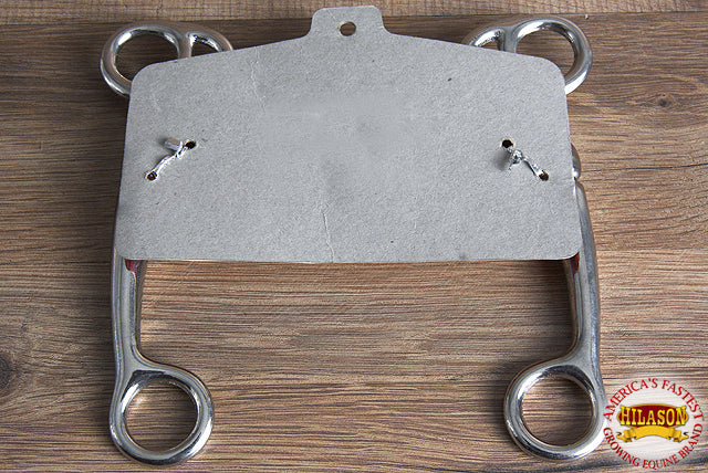 5" Hilason Western Malleable Iron Nickel Plated Colt Breaking Horse Mouth Bit
