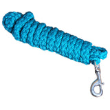 Hilason Horse Riding Poly Roping Lead Rope Burgundy 1/4"X8 Ft Snaps