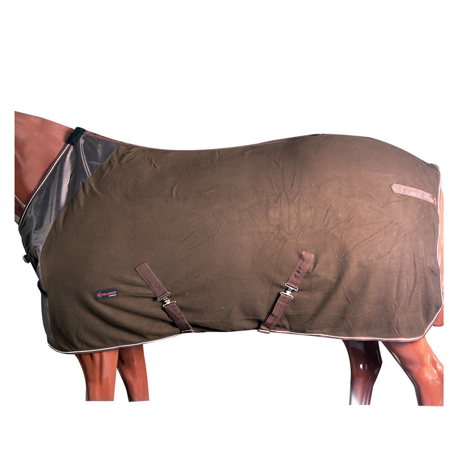 66 In Hilason H. Soft Polar Fleece liner/sheet Brown by Hilason – Cowboy and equestrian accessories