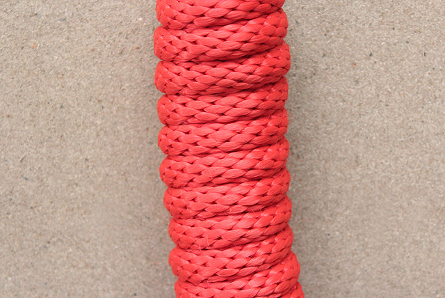 Horse Roping Lead Rope Riding Poly Blue Black White 1/4"X8 Ft Snaps