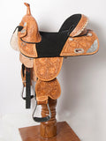Hilason Western Horse Treeless Trail Barrel Saddle American Leather