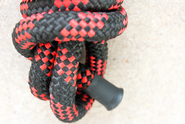 Horse Roping Lead Rope Riding Poly Blue Black White 1/4"X8 Ft Snaps