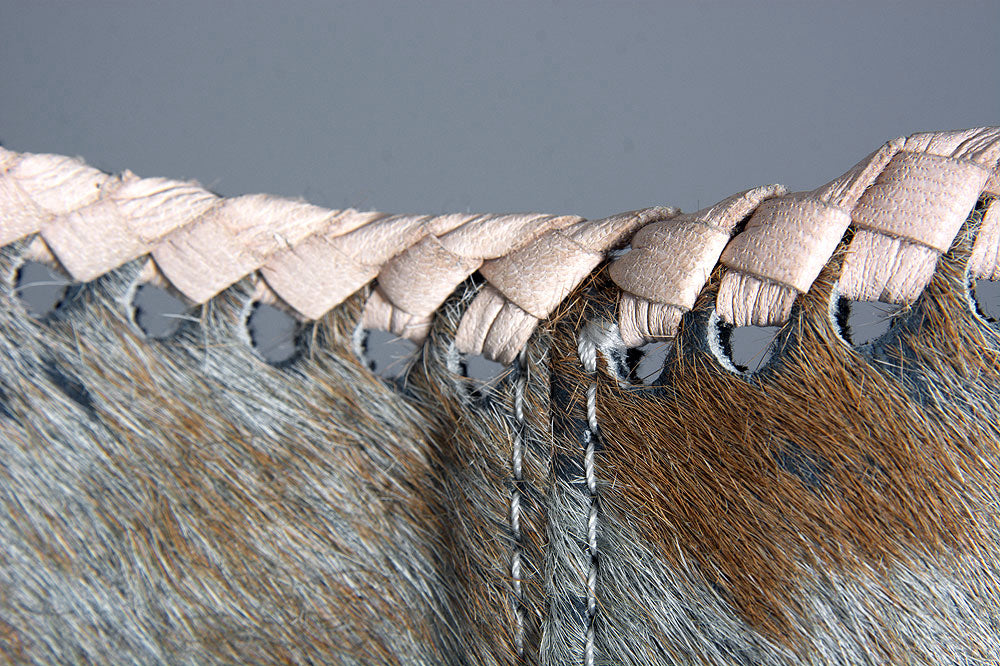 Genuine Leather Butterfly Chair Folding Lounge Modern Sling Accent Seat