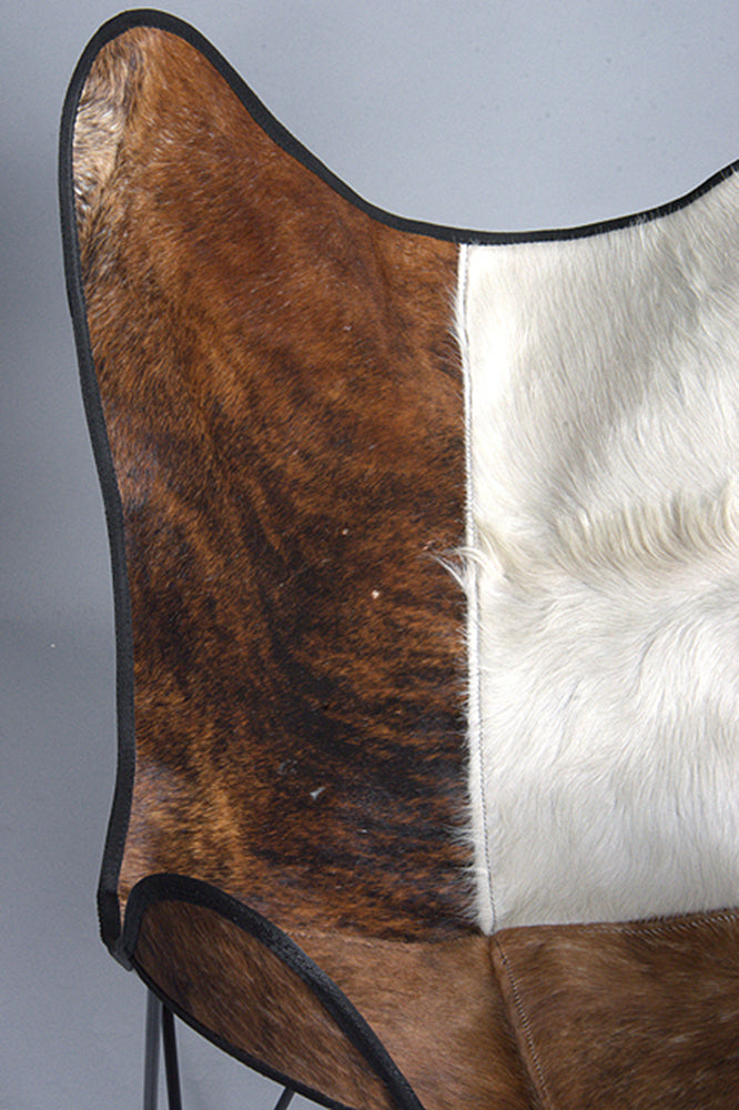 Made In Usa Genuine Leather Butterfly Chair Folding Modern Sling Seat