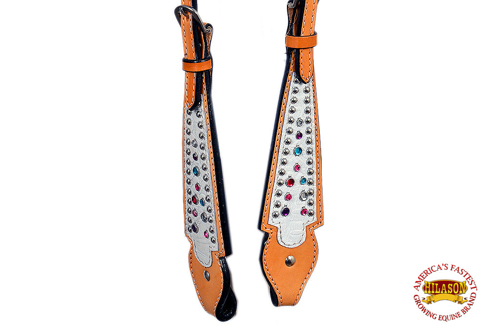 HILASON Western Horse One Ear Headstall Tack Bridle American Leather | for Horses Headstalls
