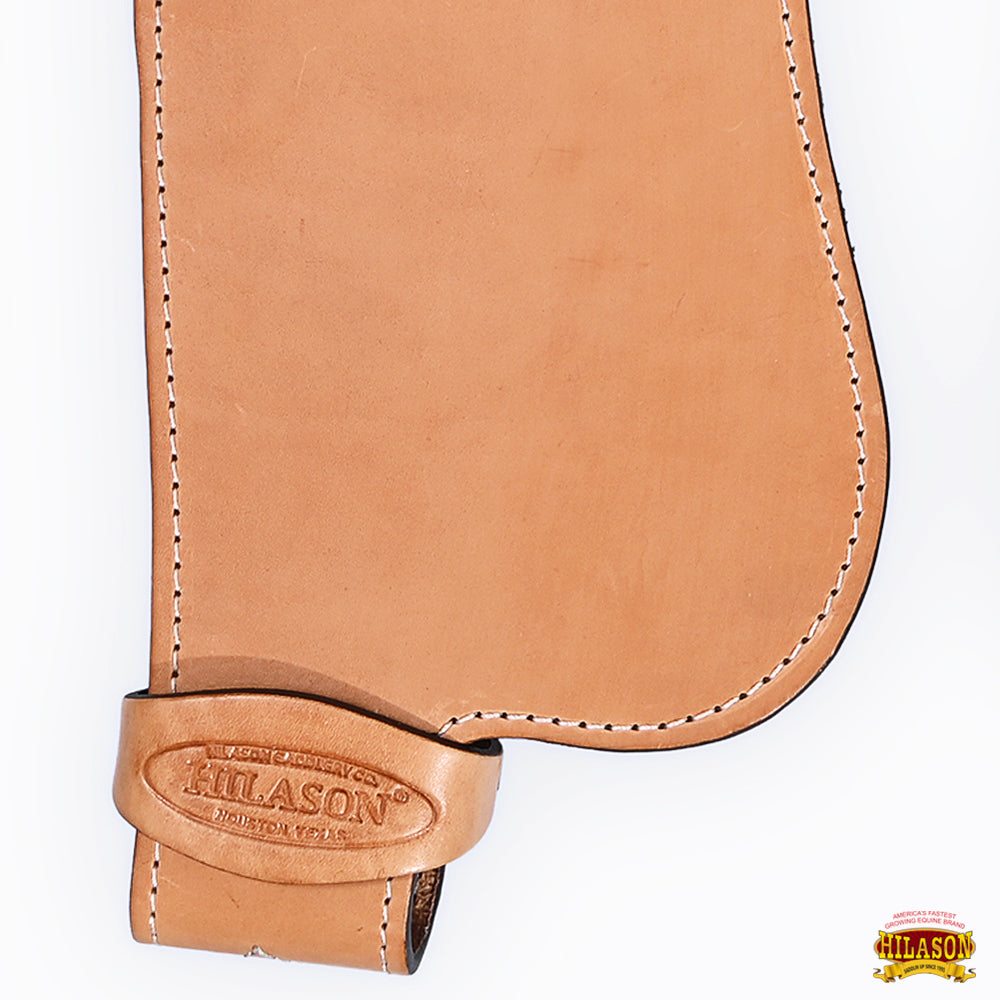 Hilason Leather Youth Saddle Replacement Fender Pair With Hobble Straps