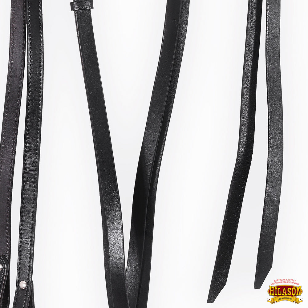 3/4 In x 8 ft Hilason Western Horse Tack Leather Split Rein