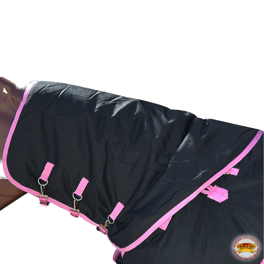 HILASON 1200D Winter Waterproof Poly Turnout Horse Hood Neck Cover | Covers for Horses