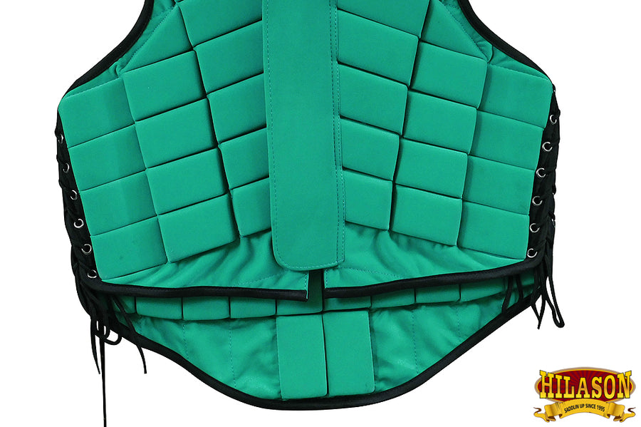 HILASON Adult Safety Equestrian Eventing Protective Protection Vest Kelly Green | Horse Riding Unisex