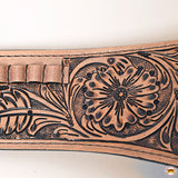 Hilason Western Right Hand Gun Holster Rig 22 Caliber Leather Cowboy