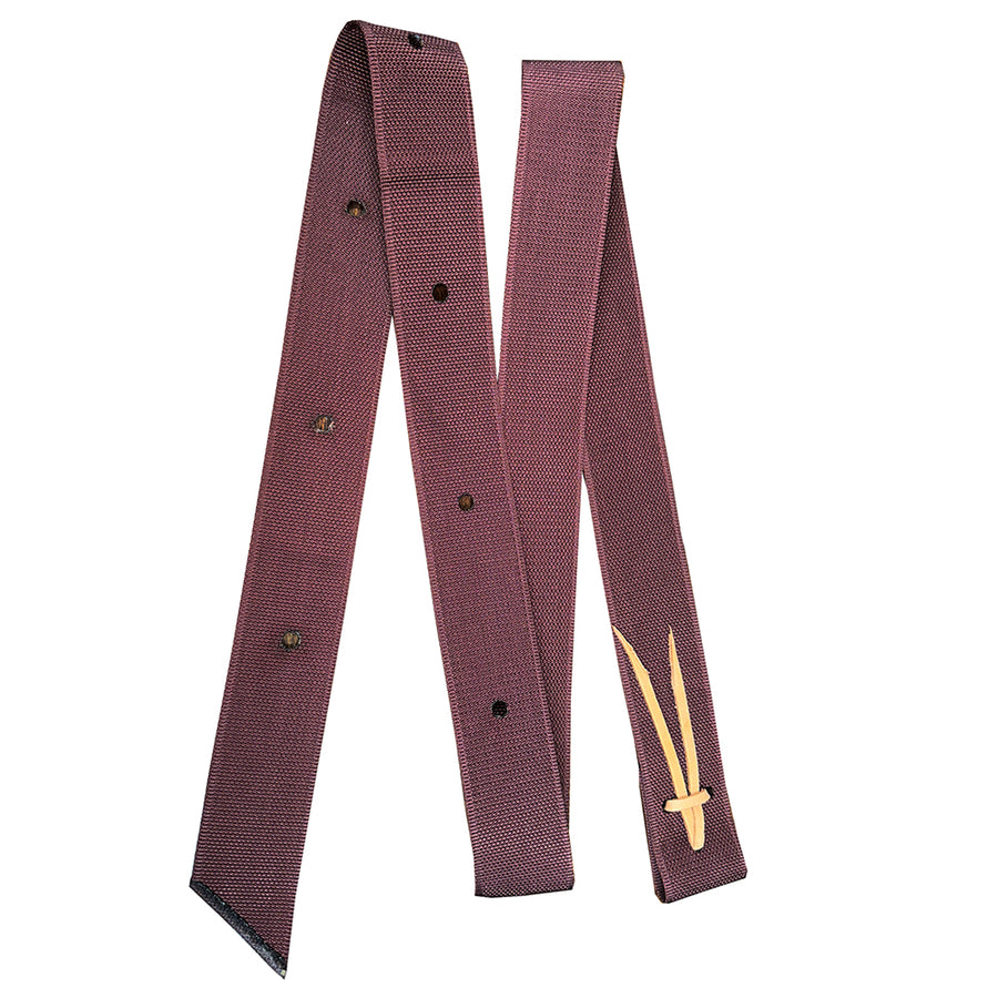 2 In X 6 Ft Hilason Western Horse Polypropylene Leather Cinch Strap Brown - Uhorse