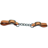 U-5/8 Inch Hilason Western Horse Skirting Leather Single Link Mouth Curb Chain