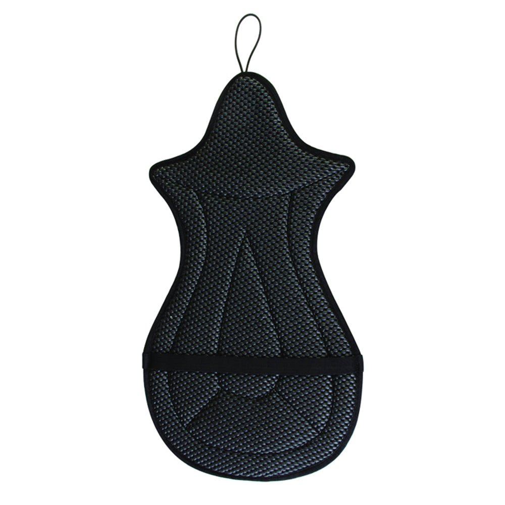 Hilason Anti Slip Cushion Grip Saddle Seat Cover With Black