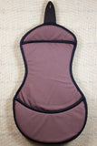 Hilason Horse Tack Fleece English Saddle Seat Cover Brown Foam Padded