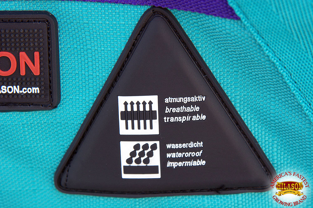 Hilason 1200D Winter Waterproof Horse Turnout Blanket Belly Wrap Purple