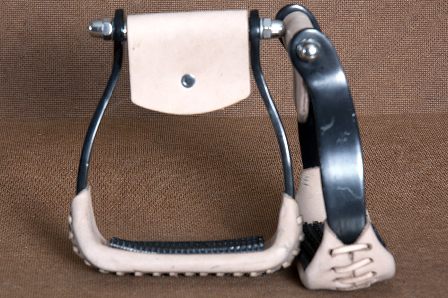 Hilason Western Anodize Aluminium Color Horse Barrel Racing Saddle Stirrups Pair