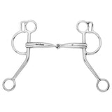 BAR H EQUINE Argentine Snaffle Bit with Single Jointed Mouthpiece