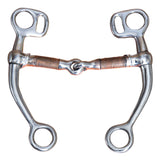 5" Hilason Western Horse Steel Mouth Bit W/ Copper Roller