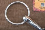 5" Hilason Western Stainless Steel Loose Ring Hollow Horse Mouth Bit