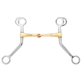 BAR H EQUINE Tom Thumb Bit with Single-Jointed Copper Mouthpiece